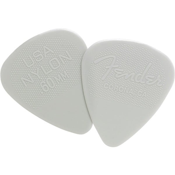 FENDER Plettri 351 Shape Nylon .60 mm Confezione da 12. Modello 0986351750