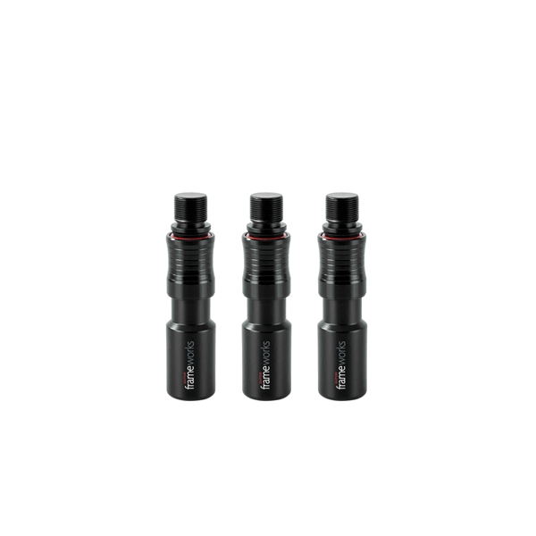 Gator Frameworks GFW-MIC-QRTOP3PK - Set di 3 adattatori con sgancio rapido per microfono