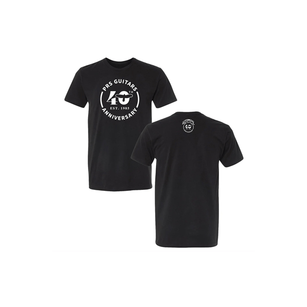 PRS 40th Anniversary Tee Black L