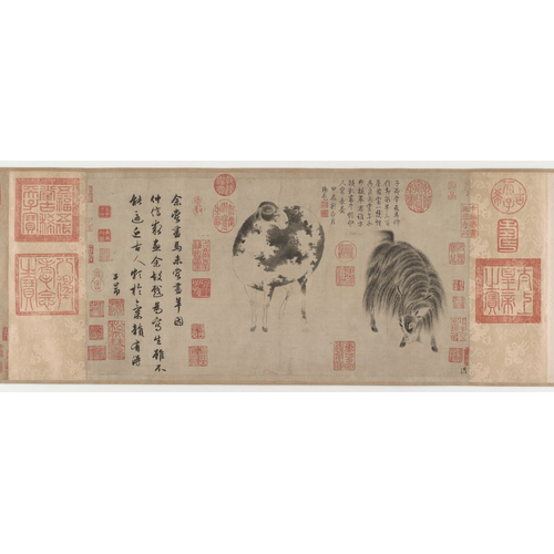 Zhao Mengfu Chao Meng Fu or Pecora e capra, Dinastia Yuan, c.1300