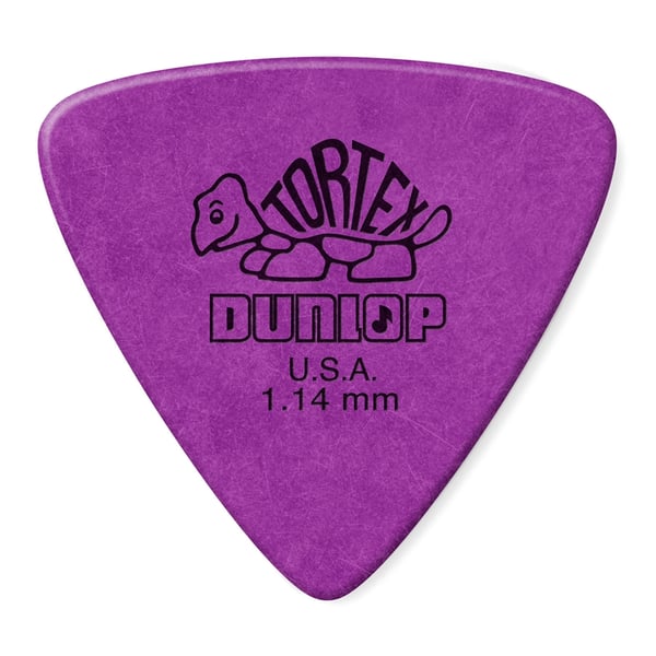 Dunlop 431R Tortex Triangle Purple 1.14