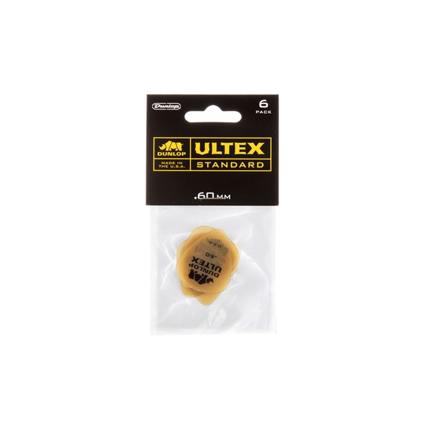 Dunlop 421P.60 Ultex Standard .60mm Player's Pack/6