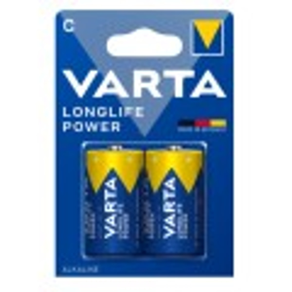 VARTA Batteria alcalina LR14 Mezzatorcia - Blister da 2 Pz