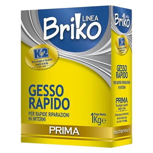 GESSO MURARIO RAPIDO 'BRIKO K2' Kg. 1 - scatola