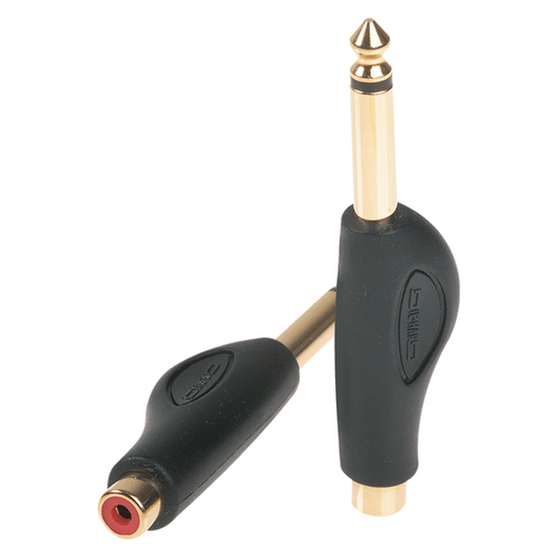 DIE HARD Adattatore in ABS spina 6,3 mm mono > presa RCA