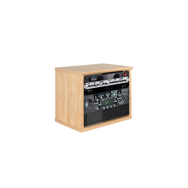 Gator Frameworks GFW-ELITERK-8U-MPL Rack 8U in legno naturale finitura opaca<br>