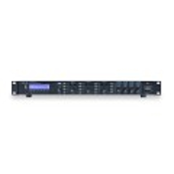 HELVIA Mixer-Amplificatore 4x60W 1U Rack a Matrice con 4-Ingressi e 4 Zone con Multi-Player