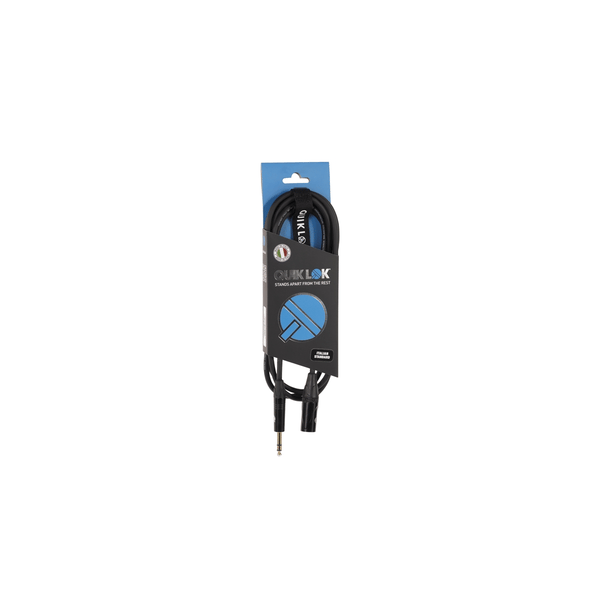 Quik Lok ITST/MJS-5 B XLR Maschio/Jack Stereo