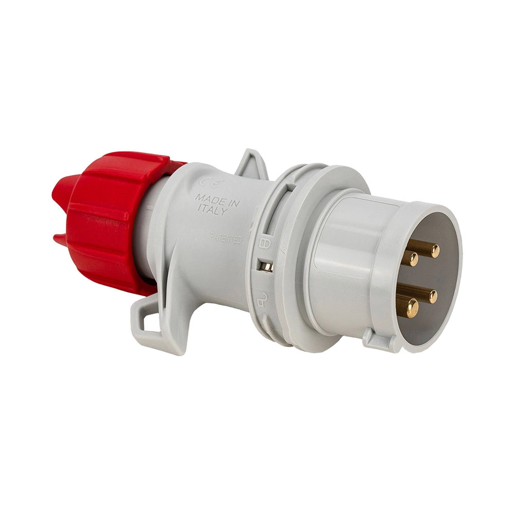 SPINA INDUSTRIALE 3P+T 16A 415V IP44 CABLAGGIO A VITE SPINA INDUSTRIALE 3P+T 16A 415V IP44 CABLAGGIO A VITE