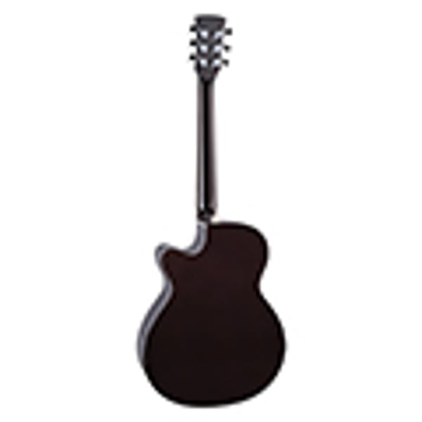 SOUNDSATION Chitarra acustica mini jumbo cutaway con top in abete e preamp. Modello YELLOWSTONE-MJCE-SB