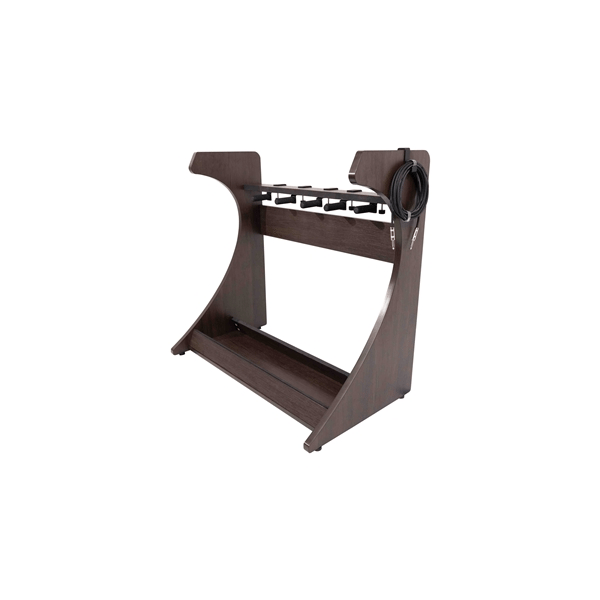 Gator Frameworks GFW-ELITEGTR5RK-BRN Rack per chitarre 5-7 posti in finitura noce scuro&lt;br&gt;