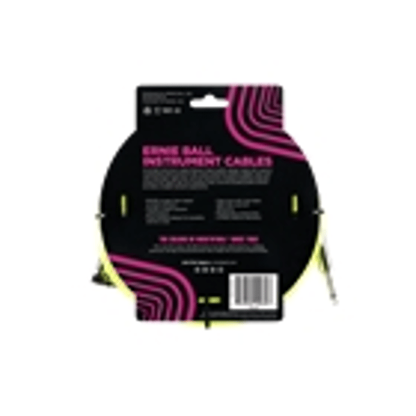 Ernie Ball 6085 Cavo Braided Neon Yellow 5,49 m