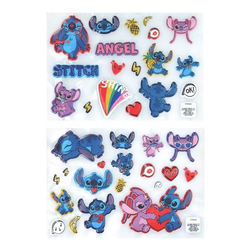 Lilo &amp; Stitch 3D Vinyl Sticker Set Stitch