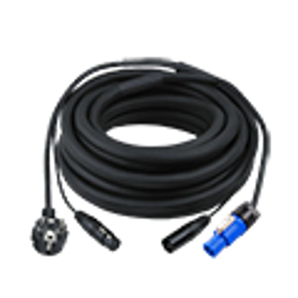 SOUNDSATION Cavo phono-rete per diffusori attivi (3x2.5mm² - 2x0.22mm², 5mt) con powercon Yongsheng by Neutrik. Modello PF300-5