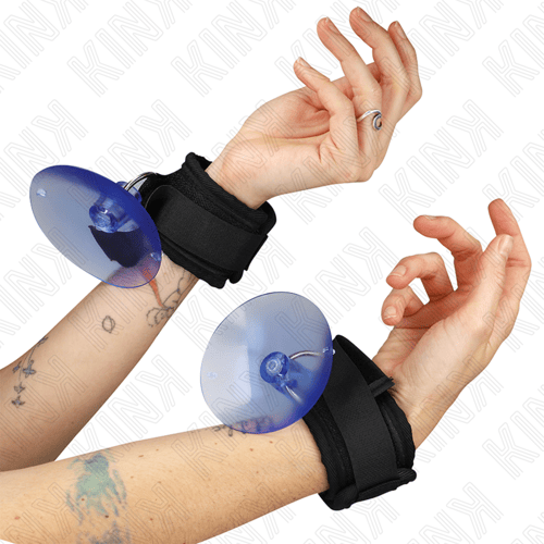 KINK WRIST RESTRAINT KINK - FERMAPOLSO A VENTOSA NERO 29-40 CM X 5 CM
