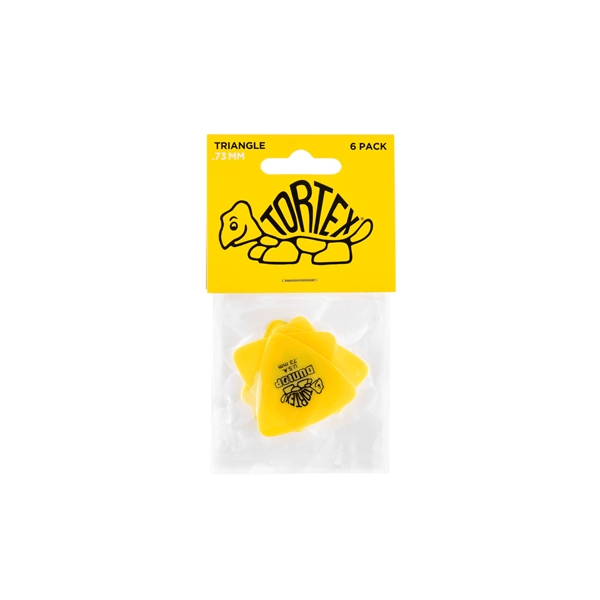 Dunlop 431P Tortex Triangle Yellow .73