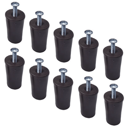 Confezione 10pz Tappi d’arresto in plastica 45 mm
