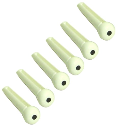 SOUNDSATION PARTS Bloccacorde Bianco con Punto Nero (Busta da 50 pz)