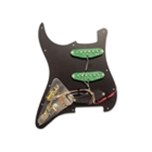 Fishman Fluence Loaded Pickguard Stratocaster 3 Single Width Black