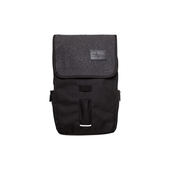 Zildjian T9001 - Gray Flap Black Laptop Backpack