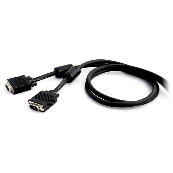 PROEL STAGE Cavo professionale VGA con connessioni D-SUB 15 poli (con ferrite) principalmente utilizzato per monitor, flat panels e proiettori. Lunghezza 3.0 m Altre lunghezze disponibili: visualizzare le specifiche tecniche