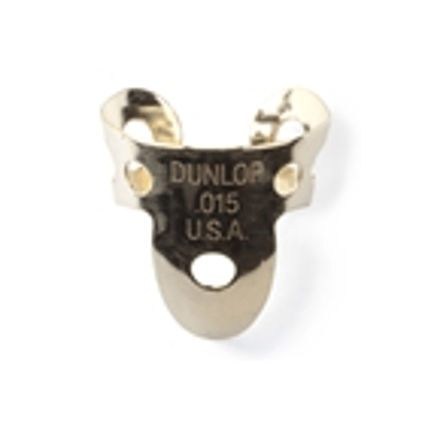 Dunlop 37R BRASS FINGER .015 - TUBO 20 PLETTRI