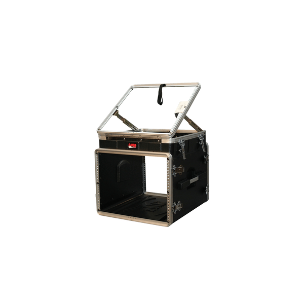 Gator Cases GRC-10X8 PU Rack audio 10U Pop Up, 8U laterale