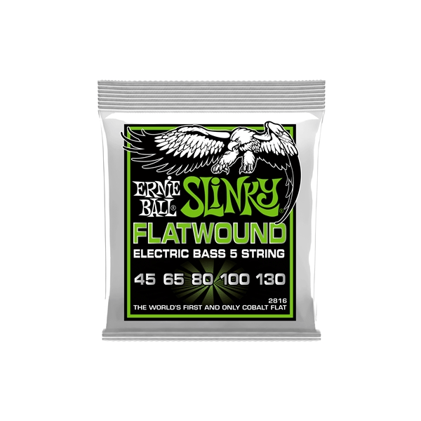 Ernie Ball 2816 Regular Slinky Flatwound 45-130