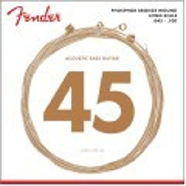 FENDER Set di Corde 8060 Acoustic Bass Phosphor Bronze Scala Lunga Scalature .45-.100