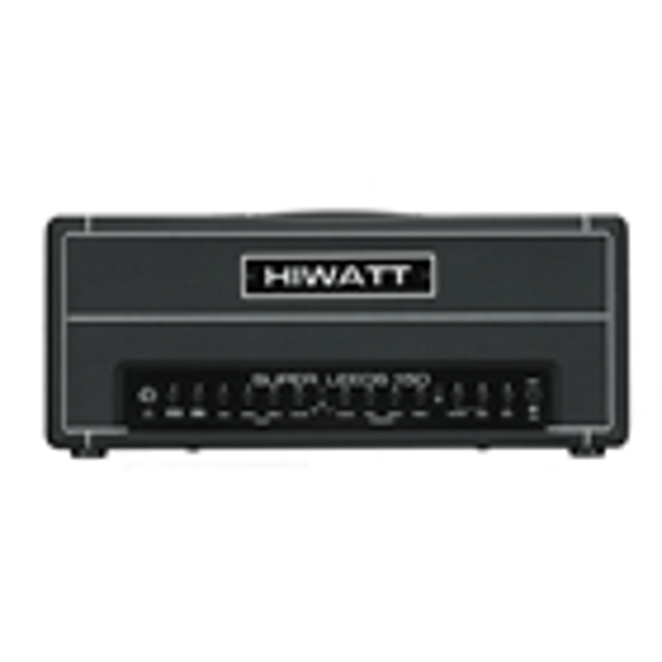 Hiwatt Super Leeds 150R Head testata 150 W