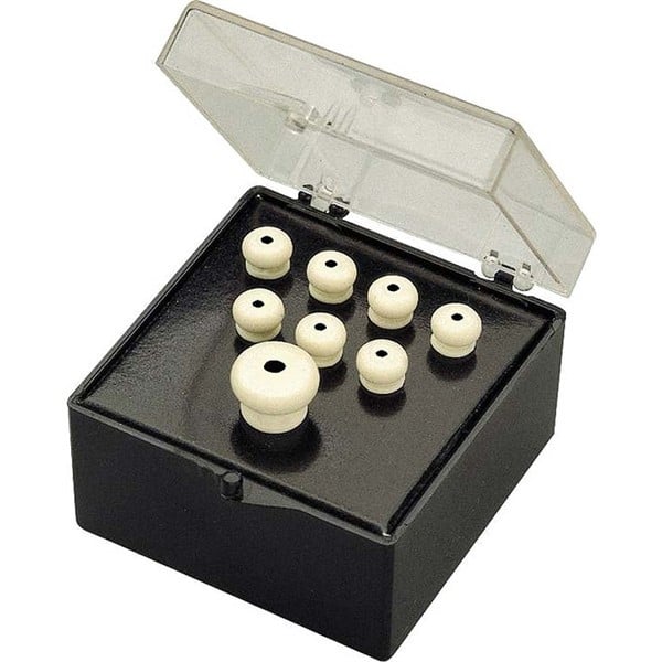 FENDER Set di spille da ponte Ivory con Black Dot, confezione da 7