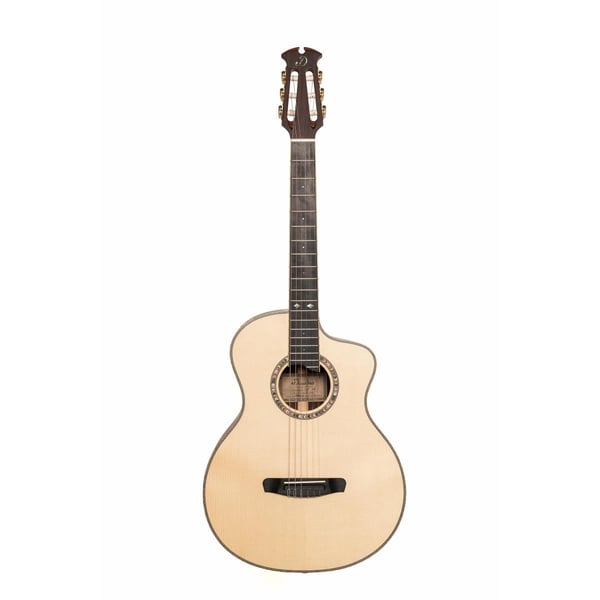 DOWINA Chitarra Grand auditorium Ibrida cutaway con corde in nylon