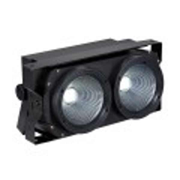 SOUNDSATION Abbagliatore LED 2x100W COB Warm White + Cold White. Modello LIGHTBLASTER 102 COB