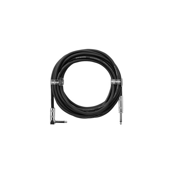 Gator Cableworks GCWB-INS-10RA Cavo strumento jack dritto/angolato 3 m Serie Backline