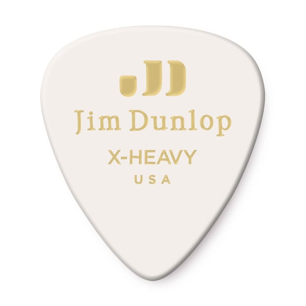 Dunlop 483R#01 White Classic - Extra Heavy