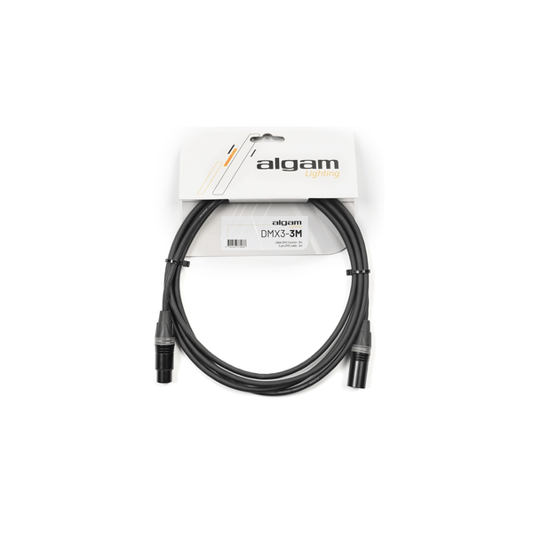 Algam Lighting DMX3-3M Cavo DMX 3 Poli 3 mt