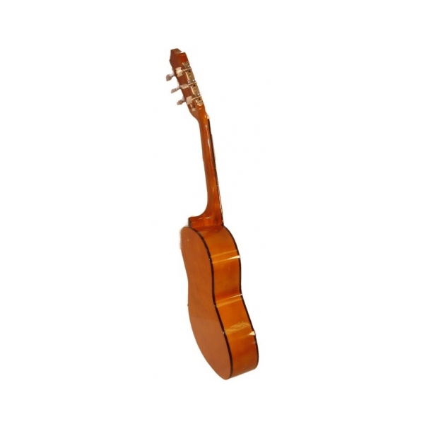 OLVEIRA CG30014SB CHITARRA CLASSICA RIDOTTA 1/4 TOP FONDO E FASCE IN TIGLIO/TASTIERA E PONTE IN ACERO/MANICO IN CATALPA/MECCANICHE NICHELATE/FINITURA LUCIDA/COLORE SUNBURST