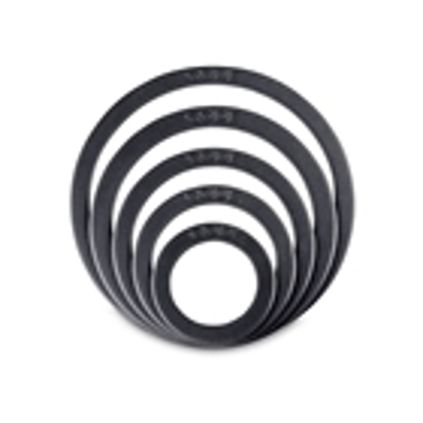 Code PORT HOLES Anello di rinforzo da 4" Nero - PRTHLBL41