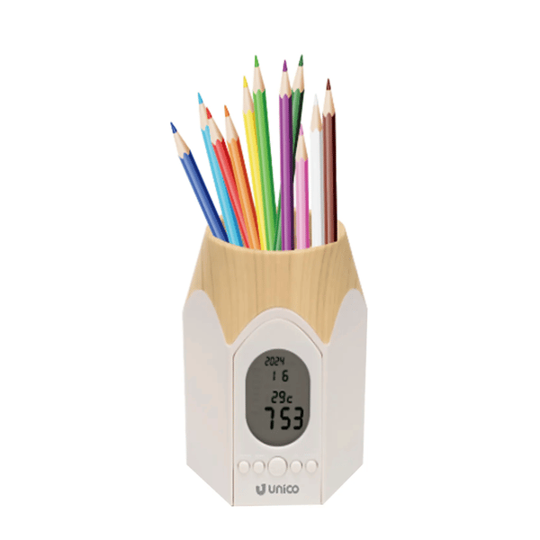 UNICO Portapenne con sveglia