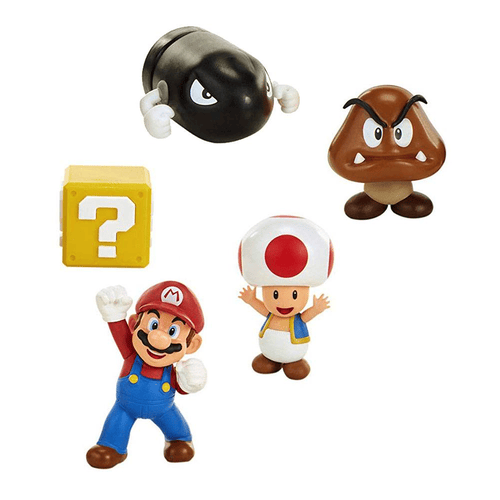 World of Nintendo Minifiguren 5er-Pack New Super Mario Bros. U Eichenhain 6 cm