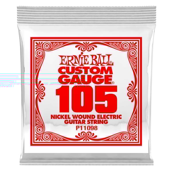 Ernie Ball 1098 Nickel Wound Scala Extra Lunga .105