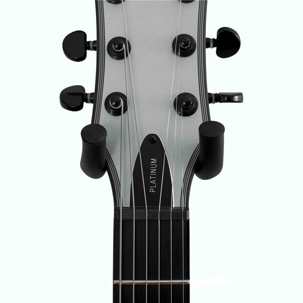 Gator Frameworks GFW-GTR-HNGRMHG Supporto a muro per chitarra con piastra mogano<br>
