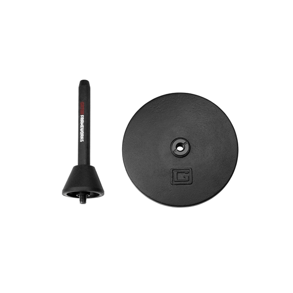 Gator Frameworks GFW-BNO-CLRFLU Supporto con base rotonda per clarinetto o flauto<br>