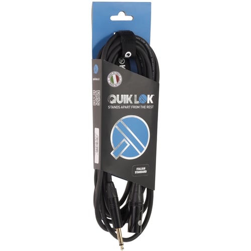 Quik Lok ITST/MJM-0,3 B XLR Maschio/Jack Mono