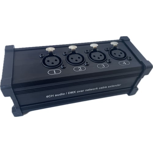 EXTREME RSAB5-4F MINI STAGEBOX EXTENDER AUDIO - DMX SU RJ45 CON 4 CONNETTORI XLR FEMMINA