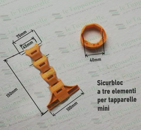 Sicurbloc a 2 maglie (per rullo da 60 e tapparelle mini)