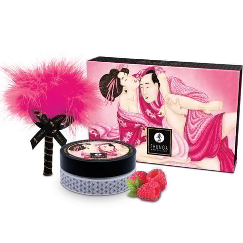 SHUNGA – ESSBARES MASSAGEPULVER-KIT HIMBEERE