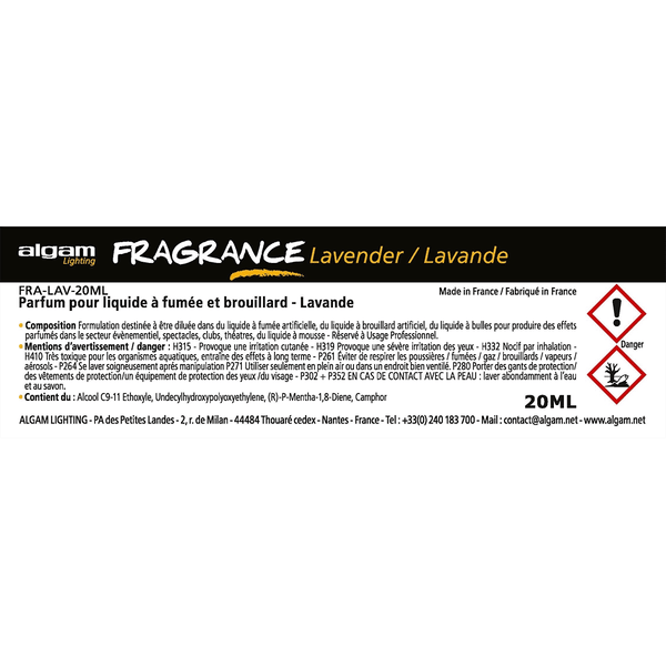 Algam Lighting FRA-LAV-20ML Profumo per Liquido del Fumo 20ml Lavanda