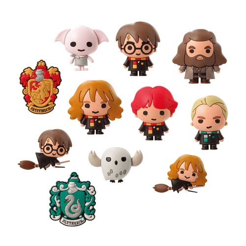 Harry Potter 3D Rubber Keychain Series 2 Display (24)