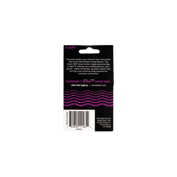 Ernie Ball 5618 Strap Blocks Purple